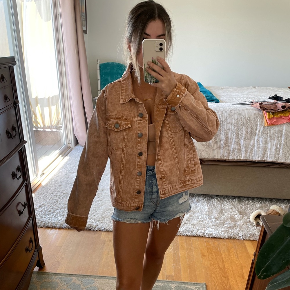 Acid wash Jean jacket